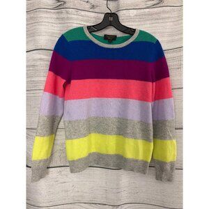 Cashmere Charter Club 100% Cashmere Rainbow Sweater Size M